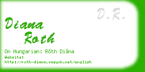diana roth business card